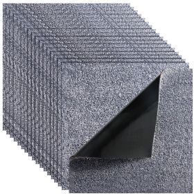 Carpet Tiles 18x18 inch, 10 Pack Carpet Square Rug Detachable & Damage-free, Self Adhesive Home Floor Soft Plush Padded for 22.5sq.ft Coverage