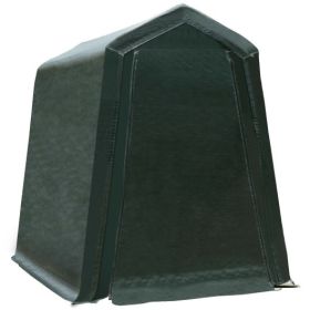 Outdoor Carport Shed with Sidewalls and Waterproof Ripstop Cover (size: 6 x 8 ft)